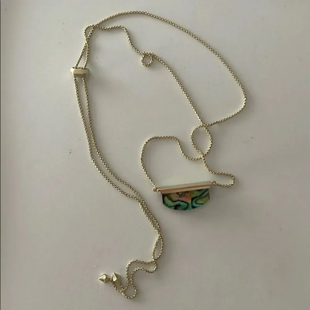 NWOT Kendra Scott Dean Necklace in Abalone Shell $ 65.00